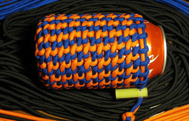 Woven DIY Paracord Koozie How To