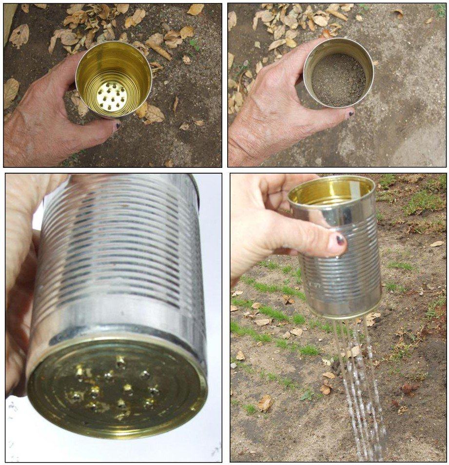 Shower head | 11 Survival Uses for a Tin Can