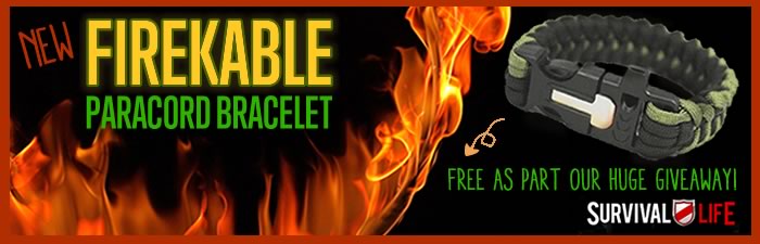 Free Paracord Bracelet - FireKable by Survival Life | Homemade Paracord Knife Grip | DIY Paracord Projects