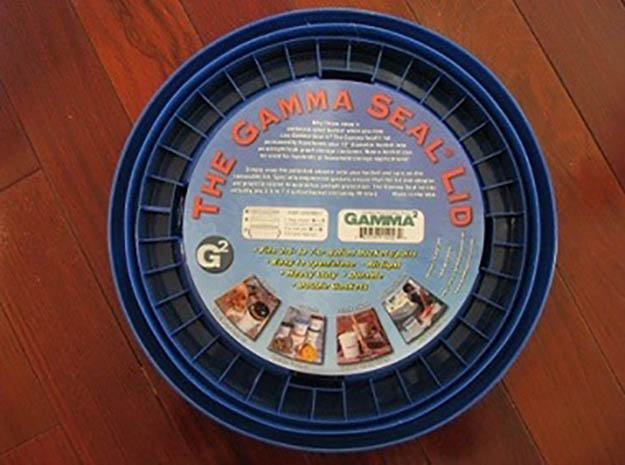gamma seals, bucket lids, food storage
