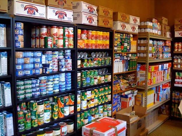 There's something missing from this prepper's stockpile. (Image via)