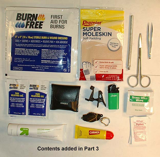 Target First Aid Kit 3 contents