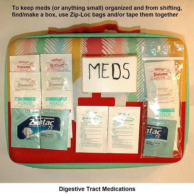 stomach medications for first aid kit