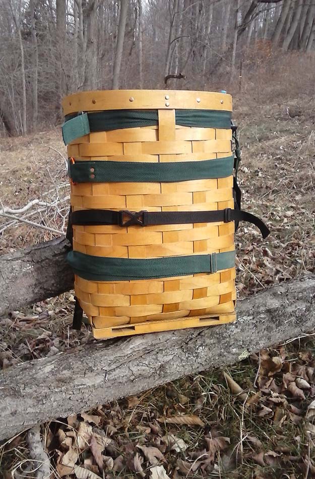 pack basket for camping