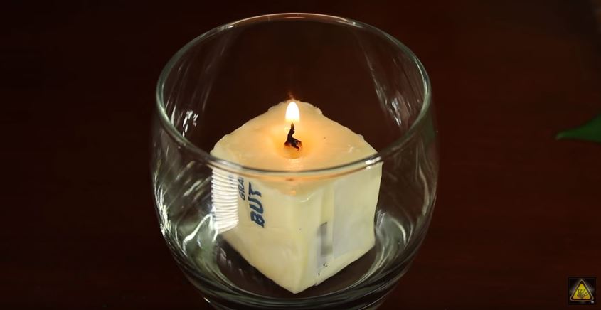 diy emergency candle