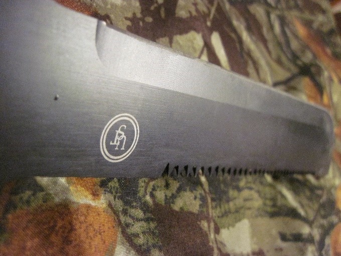 Stainless steel blade.