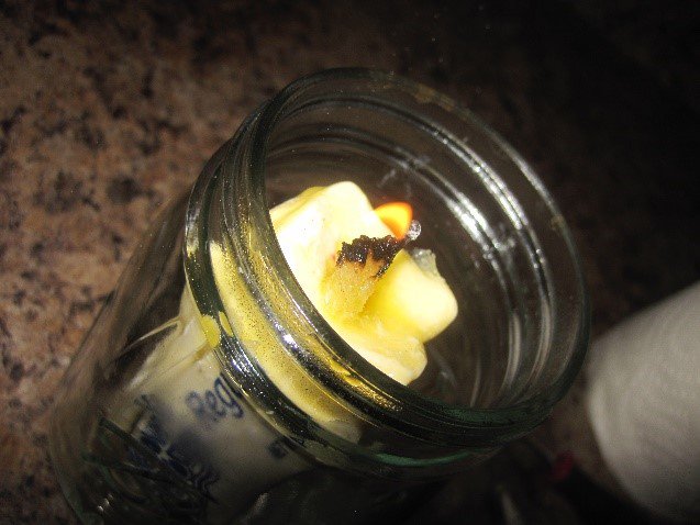 diy butter candle 7