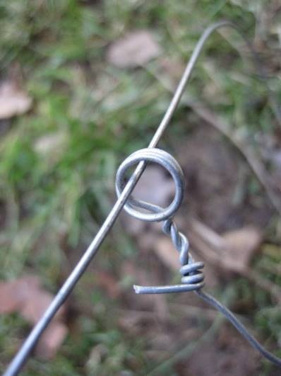 twist tied wire