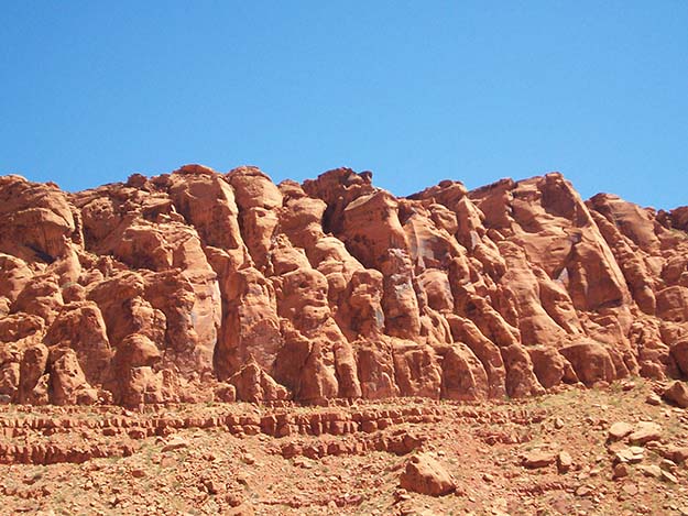 Red rock formations like these are common throughout Snow Canyon State Park.