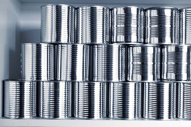 canned survival food storage