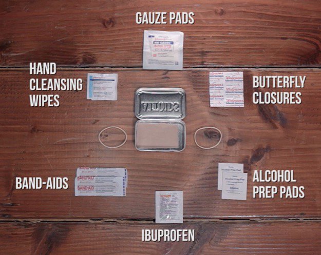 First Aid Kit Contents Gauze Pads
