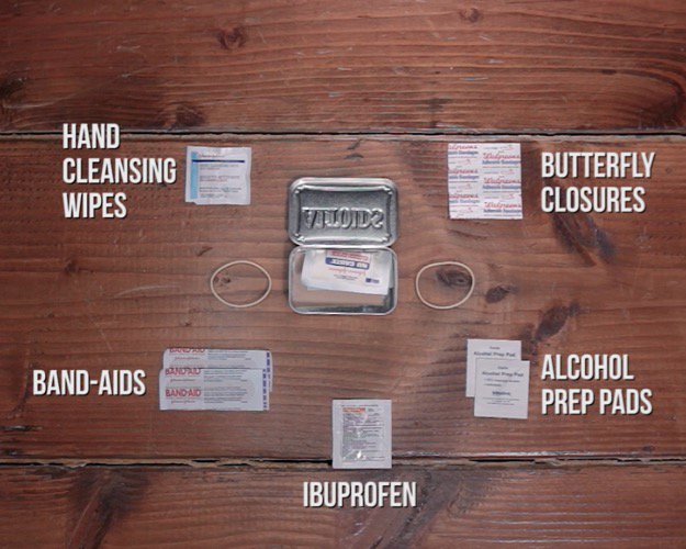 First Aid Kit Contents Ibuprofen