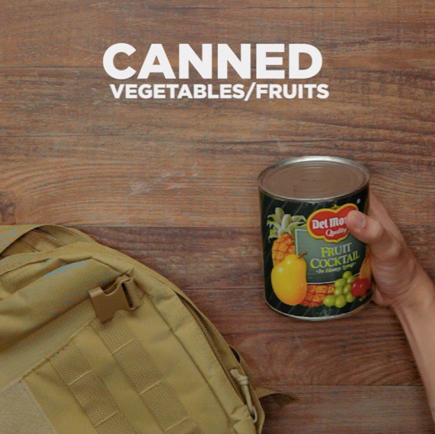 Survival Foods That Will Save You in a Disaster Canned Vegetables Fruits