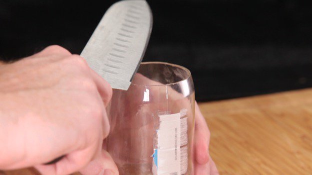 Learn How to Sharpen a Knife Without a Sharpener Broken Glass Bottle