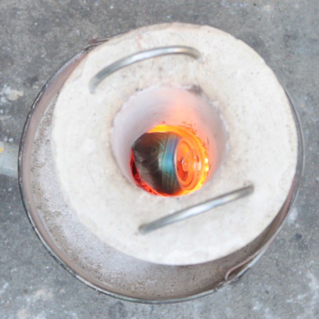 How to Melt Aluminum in Your Mini Foundry Step Five