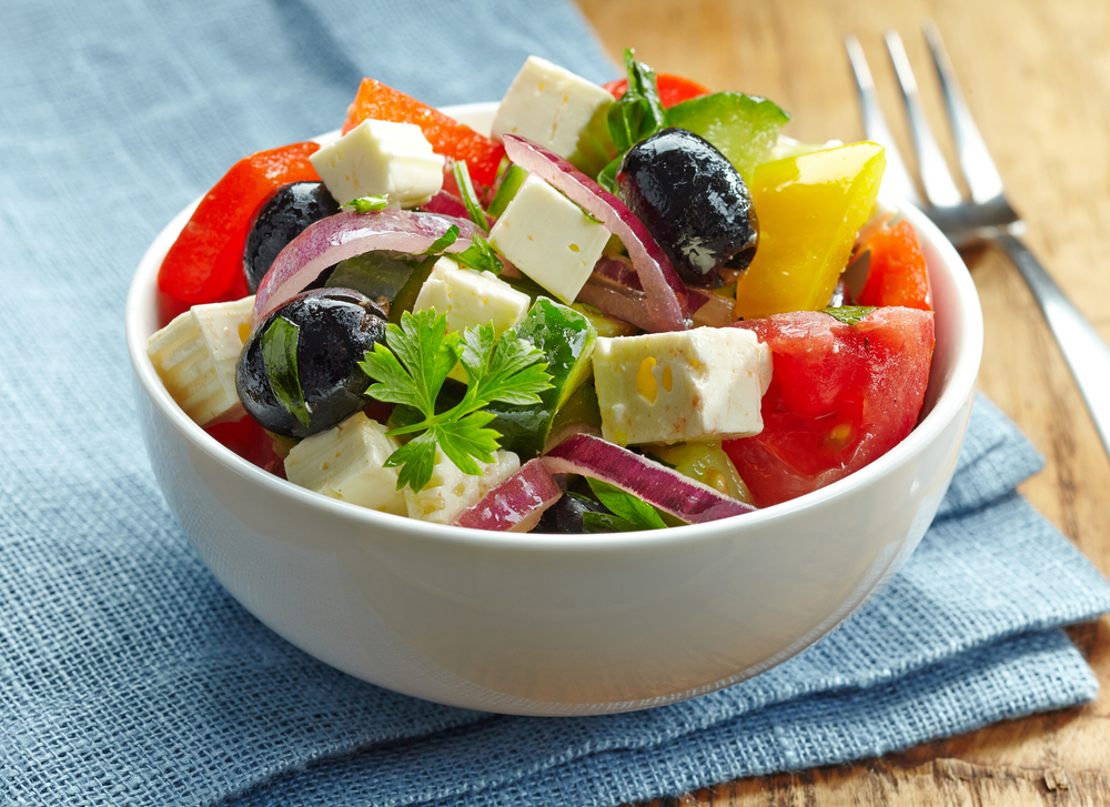 Simple Greek Salad | No Cook Meals for Surviving the Pandemic and Food Supply Shortages