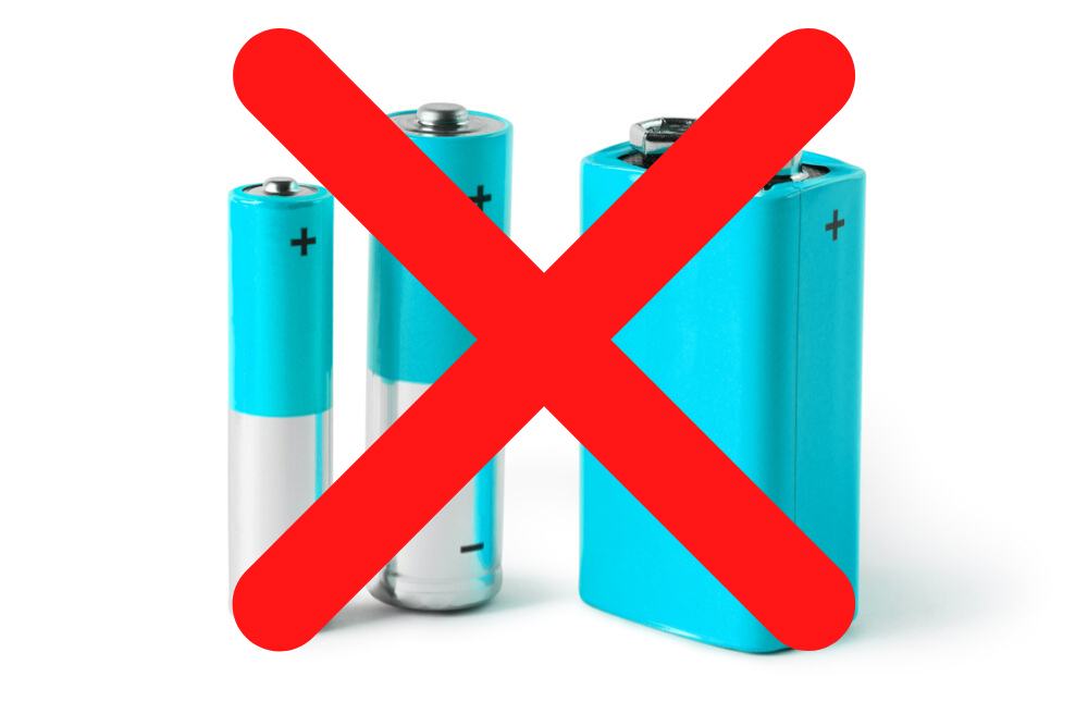batteries cross out no electricity