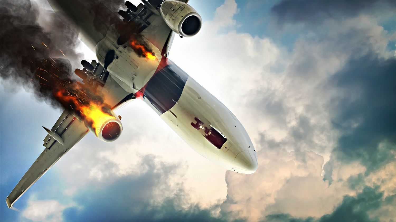 Featured | Flame of airplane engine | How To Survive A Plane Crash | Safety And Preparedness Tips