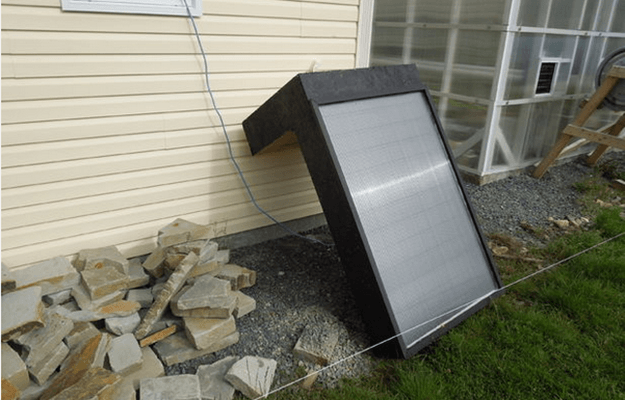 Window Mounted Hot Air Furnace | DIY Solar Power Projects For Survival And Self-Sufficiency
