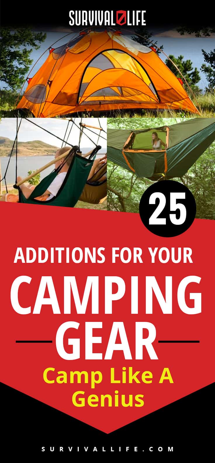 Infographic | Camp Like A Genius | Additions For Your Camping Gear