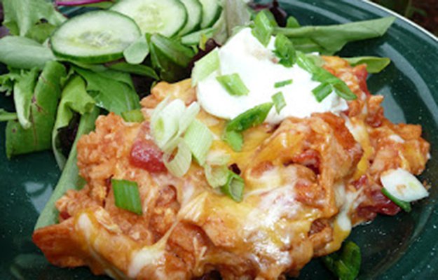 Chicken Enchilada Skillet Recipe | Refreshing Redneck Recipes And Camping Food Ideas