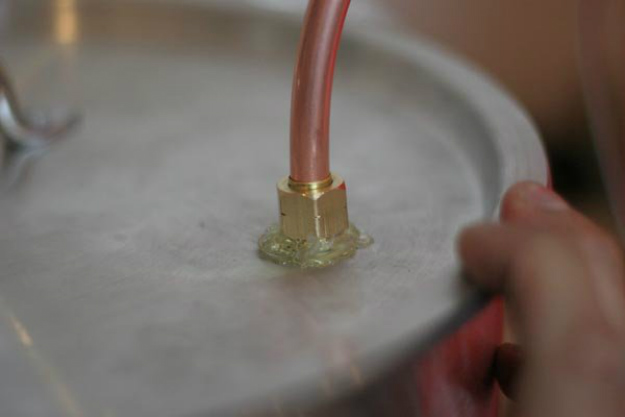 Step 9: Attach the copper coil to the lid | How To Make A Moonshine Still