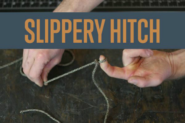 The Slippery Hitch | Paracord Knots and Hitches | How To Make Paracord Hitches