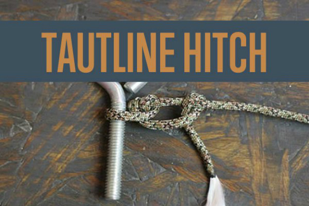 The Tautline Hitch | Paracord Knots and Hitches | How To Make Paracord Hitches