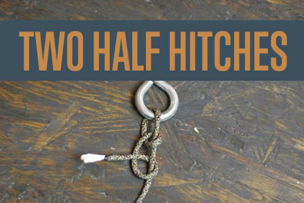 The Two Half-Hitches | Paracord Knots and Hitches | How To Make Paracord Hitches