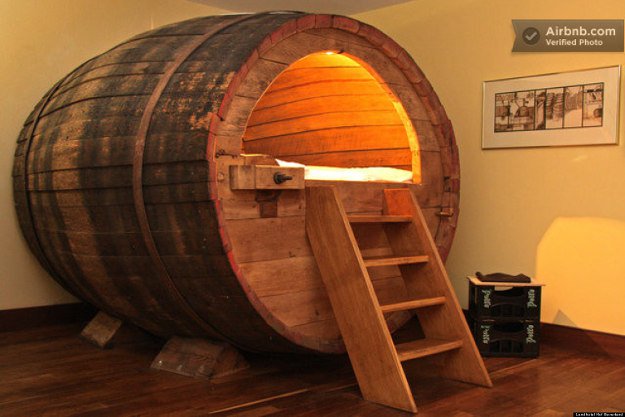 A Beer Barrel Bed | Is Your Man Cave Badass Enough?