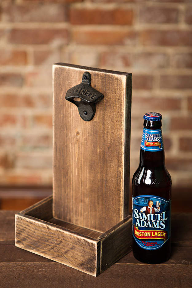 Beer Bottle Opener and Cap Catcher | Is Your Man Cave Badass Enough?