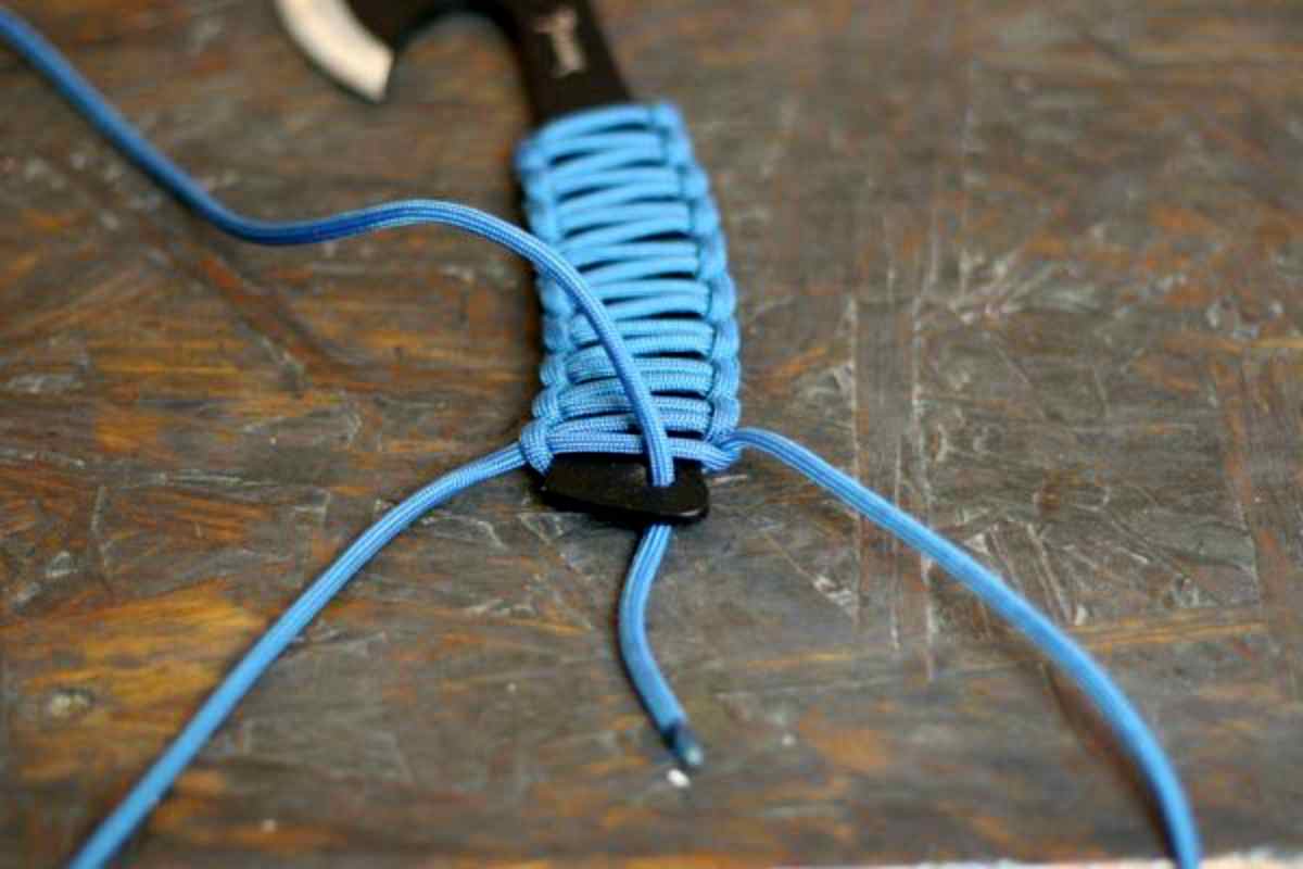 Paracord knife grip holder covered | Homemade Paracord Knife Grip | DIY Paracord Projects 