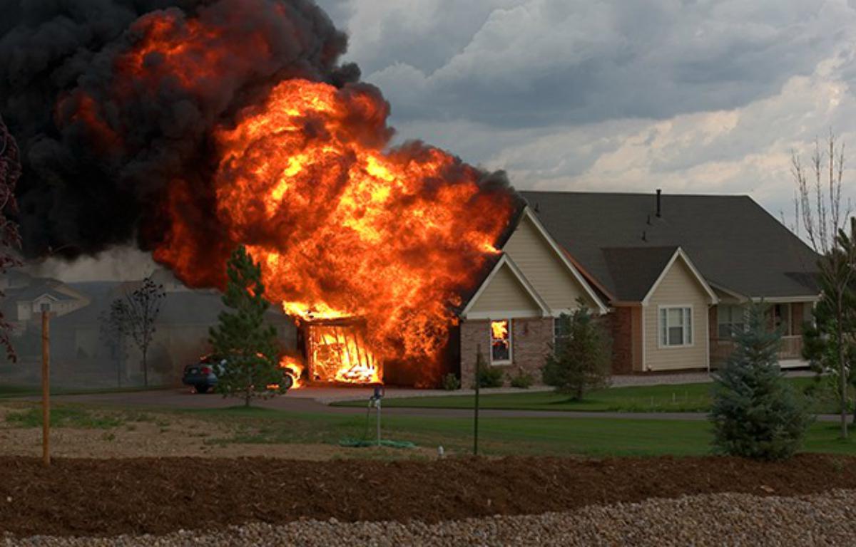 House on fire | Everyday Uses For Your Emergency Survival Kit