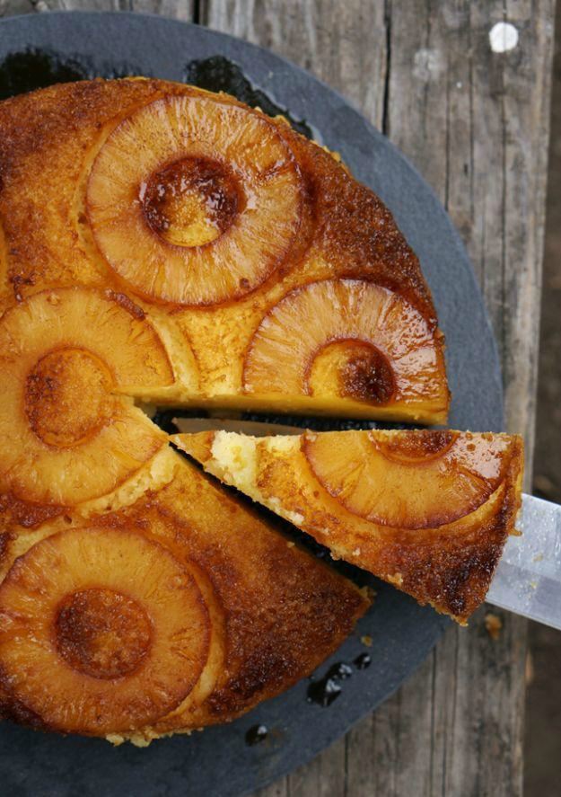 Camp Pineapple Upside Down Cake | Camping Snacks Recipes