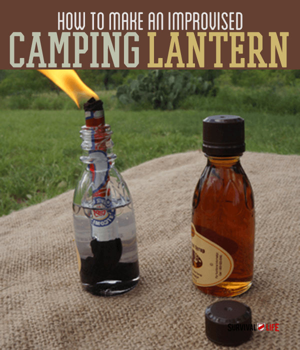 How To Make An Improvised Camping Lantern | https://survivallife.com/make-improvised-camping-lantern/