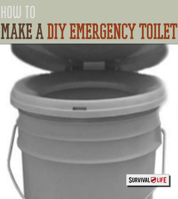 make your own diy emergency toilet