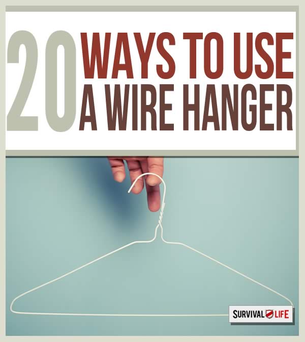 Ways To Use A Wire Coat Hanger For Survival | https://survivallife.com/survival-tip-use-wire-coat-hanger-survival-gear/