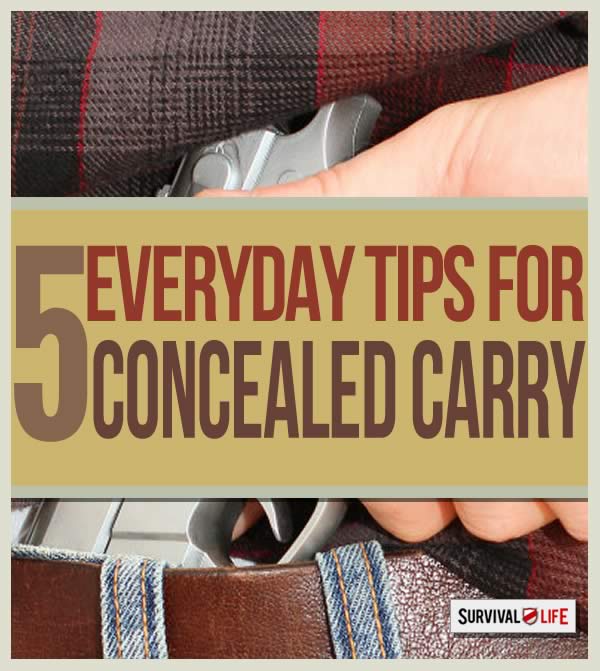 concealed carry tips, how to carry a concealed weapon, CCW and concealed handgun license tips