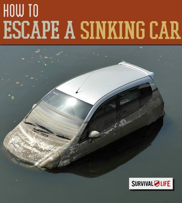 Escape a Sinking Car: What To Do When You're Submerged | https://survivallife.com/escape-a-sinking-car/