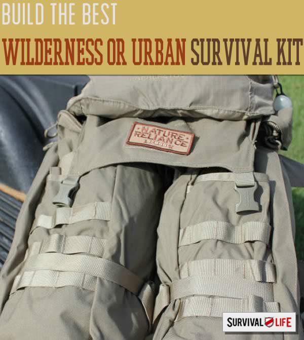 wilderness survival kit, urban survival kit, prepper supplies, and survival gear