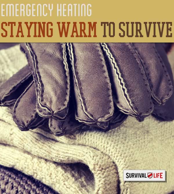 emergency heating, survival heating, staying warm in the clothes, generating body heat