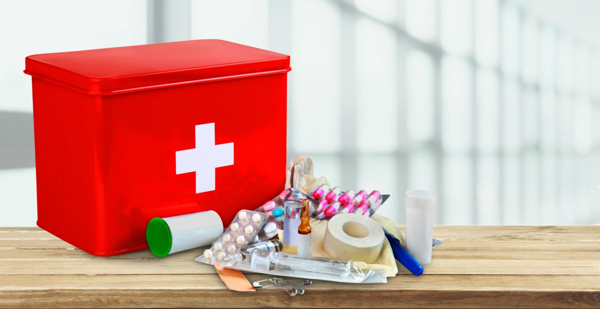 First aid kit with medical supplies | Ways To Prepare For Economic Collapse | Things You Should Do