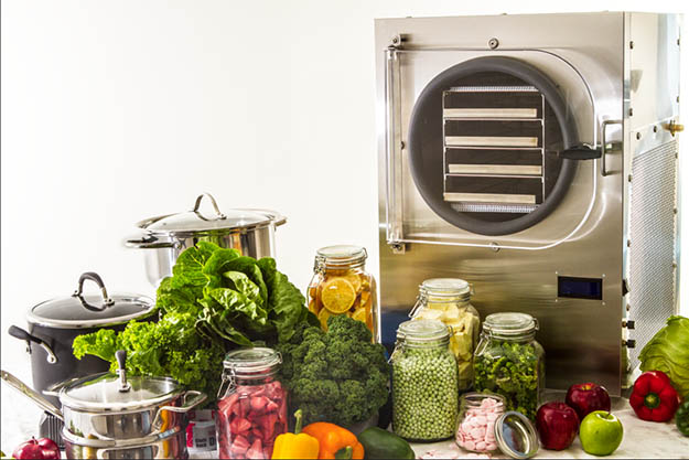 You can dry the food you grow in your apartment but you can take it one step further by freeze-drying them. 