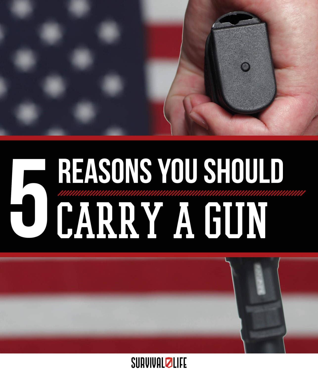 5 Reasons to Carry a Gun by Survival Life at http://survivallife.com/2015/05/29/why-carry-a-gun/