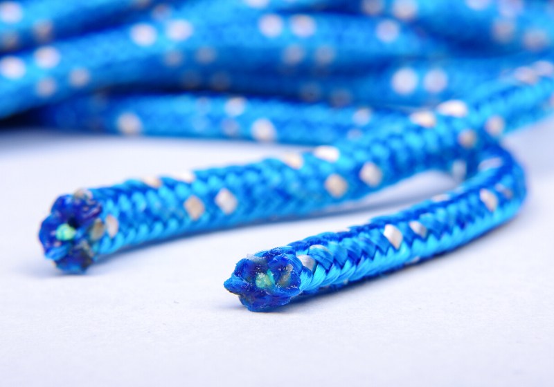blue rope isolated | multi tool cutting paracord