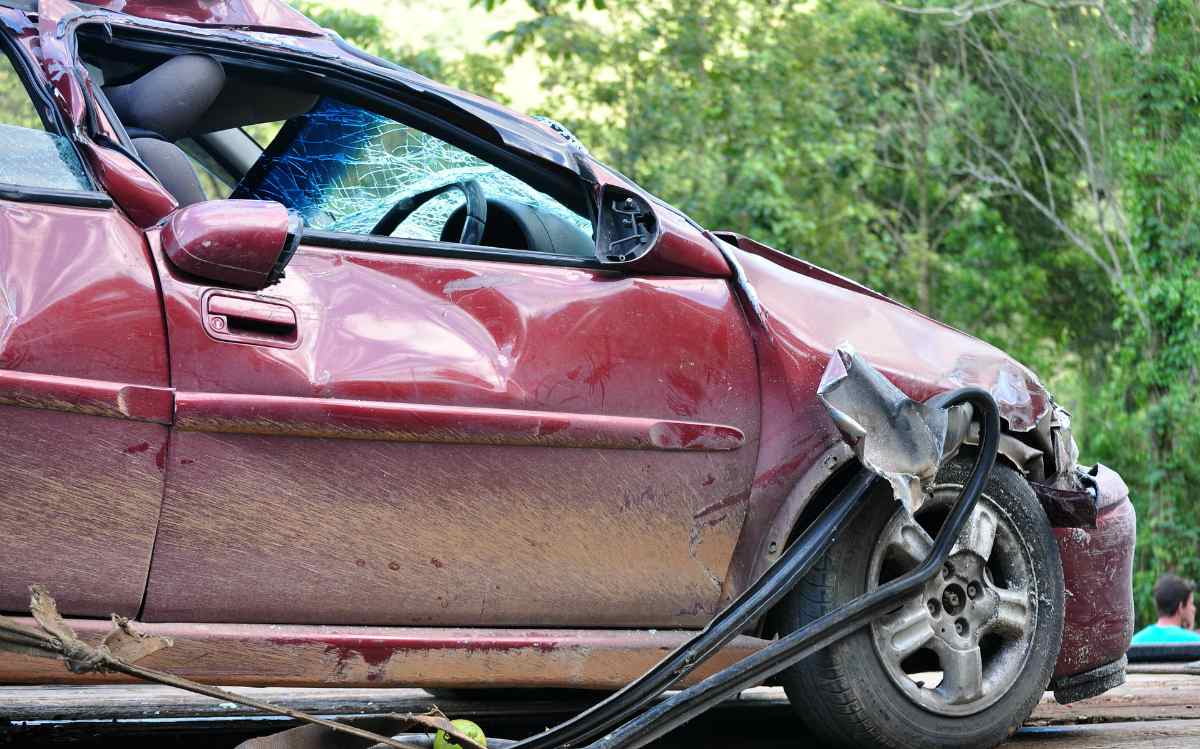 Red car crash accident | How To Argue With Non-Preppers 