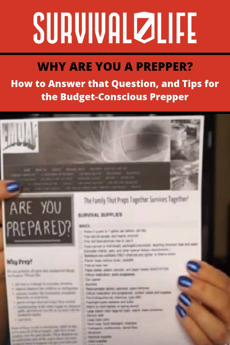 Why Are You a Prepper