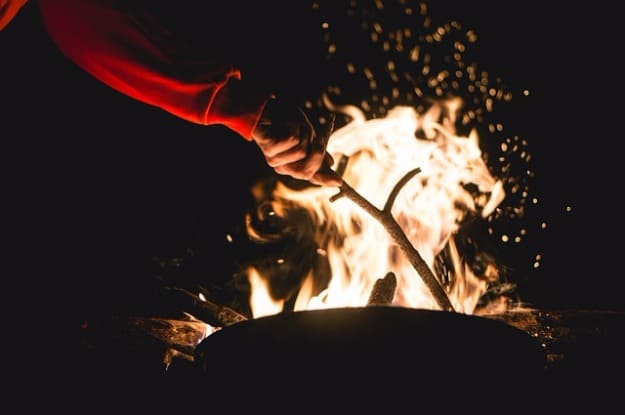 Add Kindling and Fuel Wood | Campfire Infographic | How To Build The Perfect Campfire