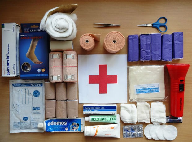 emergency first aid kit