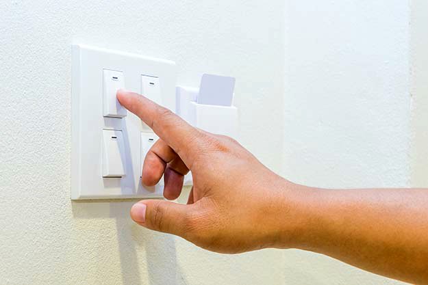 Turn Off Lights When Not In Use | Ways to Keep Your House Cool During The Summer